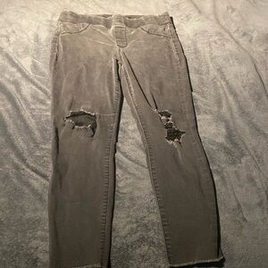 Black stretchy jeaggings